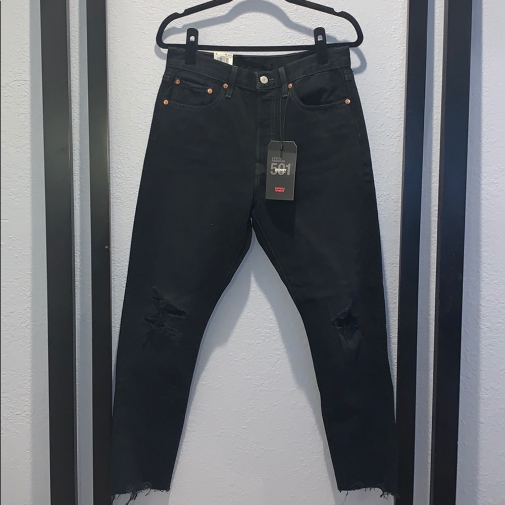 NWT Levi’s 501 high rise skinny jeans